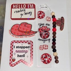 Book lovers handcrafted bookmark 🤠